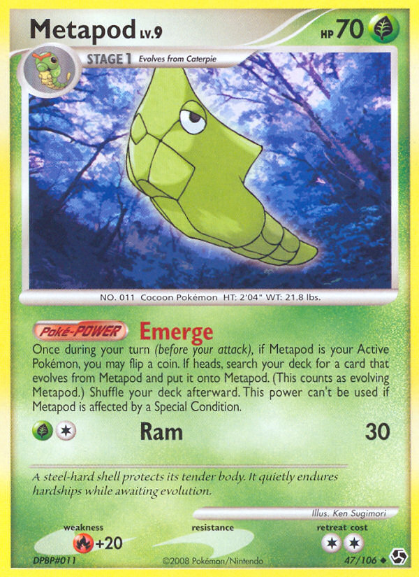 Metapod (47/106) [Diamond & Pearl: Great Encounters] | Deep Dive Games St. Marys