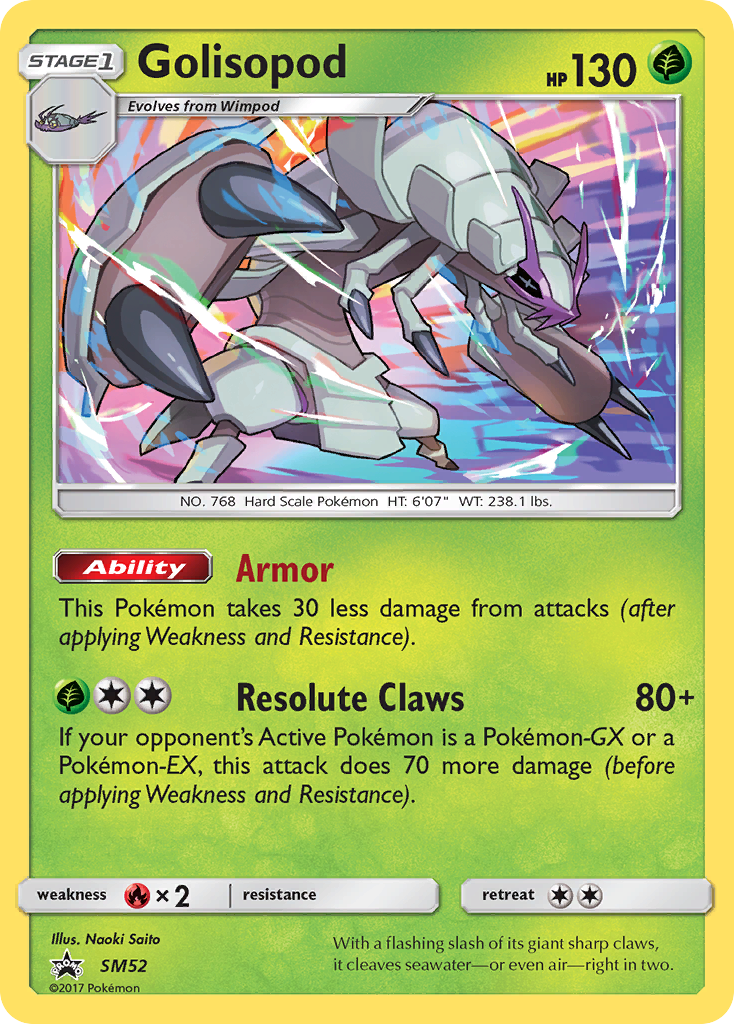 Golisopod (SM52) [Sun & Moon: Black Star Promos] | Deep Dive Games St. Marys