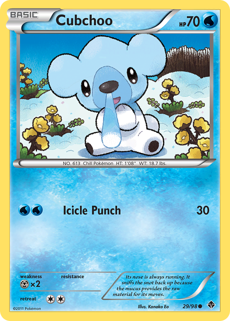 Cubchoo (29/98) [Black & White: Emerging Powers] | Deep Dive Games St. Marys