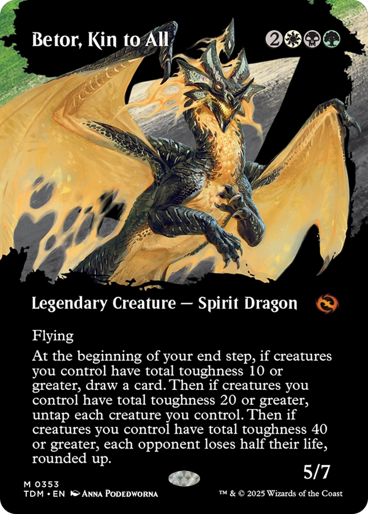 Betor, Kin to All (Borderless) [Tarkir: Dragonstorm] | Deep Dive Games St. Marys