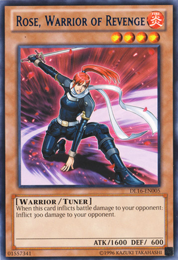 Rose, Warrior of Revenge (Blue) [DL16-EN005] Rare | Deep Dive Games St. Marys