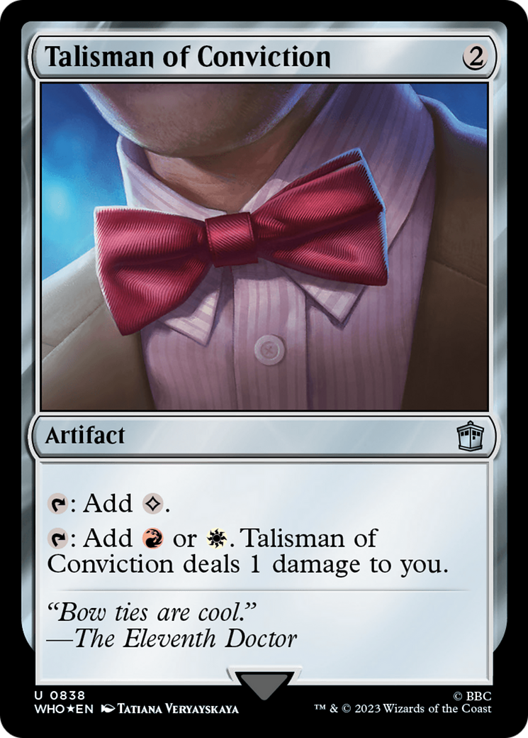 Talisman of Conviction (Surge Foil) [Doctor Who] | Deep Dive Games St. Marys