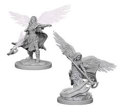 Dungeons & Dragons: Nolzur's Marvelous Unpainted Miniatures - Aasimar Female Wizard | Deep Dive Games St. Marys