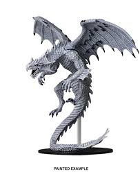 Pathfinder Deep Cuts Unpainted Miniatures: W07 Gargantuan White Dragon | Deep Dive Games St. Marys