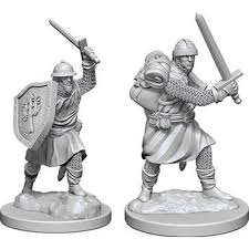 Pathfinder Deep Cuts Unpainted Miniatures: Infantrymen | Deep Dive Games St. Marys