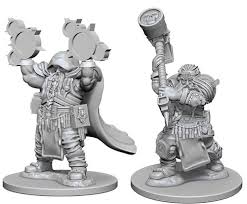 Dungeons & Dragons: Nolzur's Marvelous Unpainted Miniatures - Dwarf Male Cleric | Deep Dive Games St. Marys