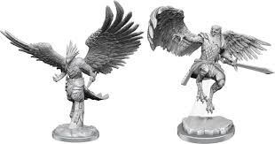 Dungeons & Dragons: Nolzur's Marvelous Unpainted Miniatures - W18 Aarakocra Paladins | Deep Dive Games St. Marys