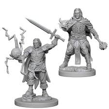 Pathfinder Deep Cuts Unpainted Miniatures: Human Male Cleric | Deep Dive Games St. Marys