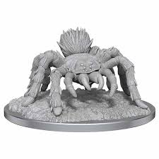 WizKids Deep Cuts Unpainted Miniatures: W18 Giant Spider | Deep Dive Games St. Marys