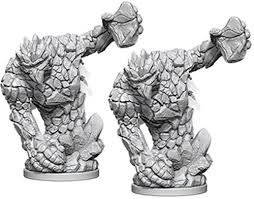 Pathfinder Deep Cuts Unpainted Miniatures: W05 Medium Earth Elemental | Deep Dive Games St. Marys