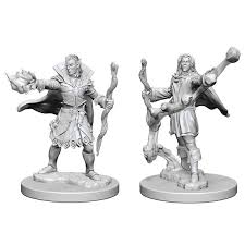 Pathfinder Deep Cuts Unpainted Miniatures: Elf Male Sorcerer | Deep Dive Games St. Marys