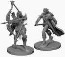 Pathfinder Deep Cuts Unpainted Miniatures: W01 Elf Male Fighter | Deep Dive Games St. Marys