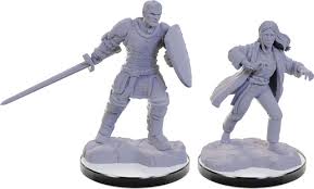 Dungeons & Dragons Nolzur's Marvelous Unpainted Miniatures: W22 Reborn Paladin & Reborn Warlock | Deep Dive Games St. Marys