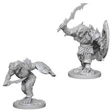 Dungeons & Dragons: Nolzur's Marvelous Unpainted Miniatures - W04 Dragonborn Male Fighter | Deep Dive Games St. Marys