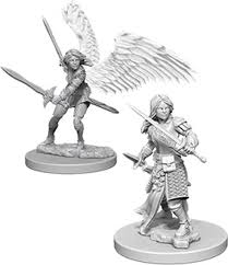 Dungeons & Dragons: Nolzur's Marvelous Unpainted Miniatures - W05 Aasimar Female Paladin | Deep Dive Games St. Marys