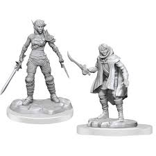 Dungeons & Dragons: Nolzur's Marvelous Unpainted Miniatures - W19 Elf Rogue & Half-Elf Rogue Protg | Deep Dive Games St. Marys