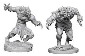 Dungeons & Dragons: Nolzur's Marvelous Unpainted Miniatures - W04 Werewolves | Deep Dive Games St. Marys