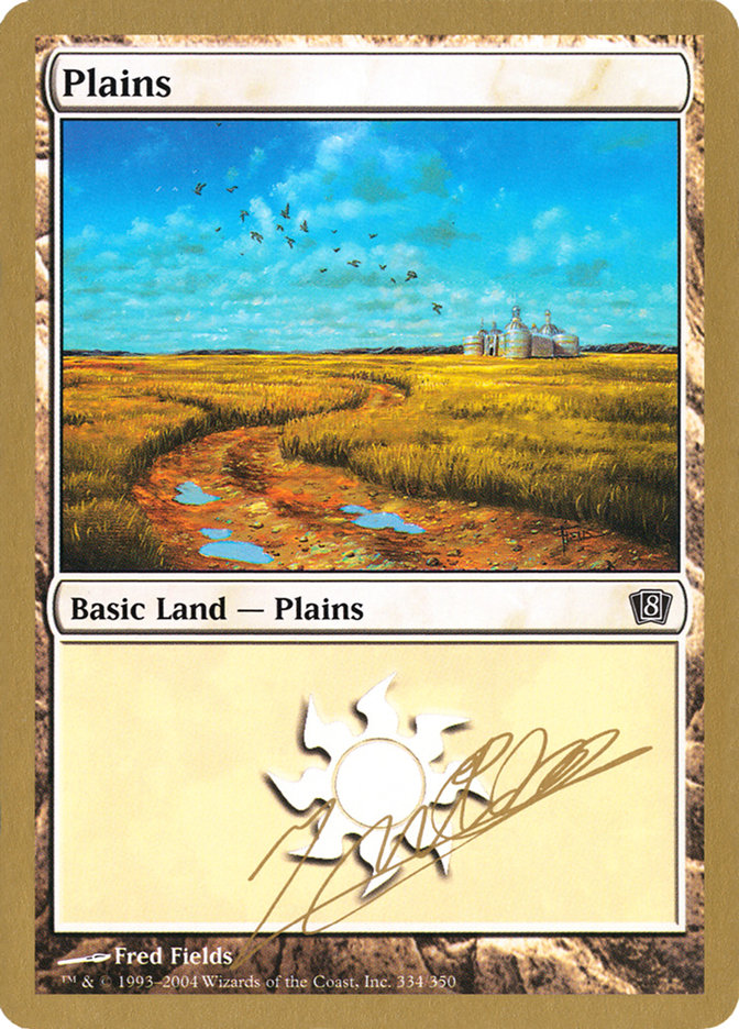 Plains (jn334) (Julien Nuijten) [World Championship Decks 2004] | Deep Dive Games St. Marys