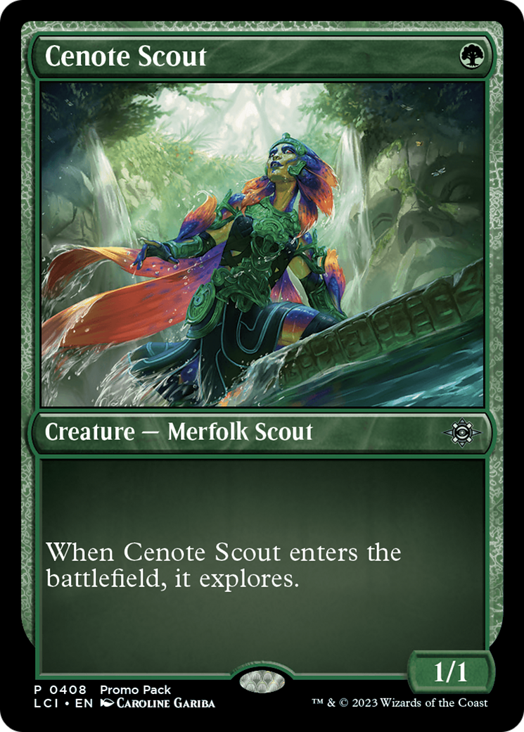 Cenote Scout [The Lost Caverns of Ixalan Promos] | Deep Dive Games St. Marys