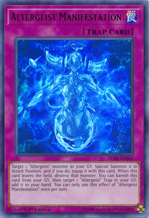 Altergeist Manifestation [BLRR-EN067] Ultra Rare | Deep Dive Games St. Marys