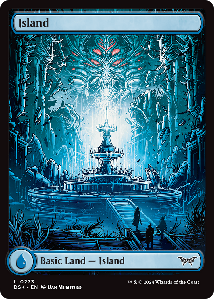 Island (273) - Full Art [Duskmourn: House of Horror] | Deep Dive Games St. Marys