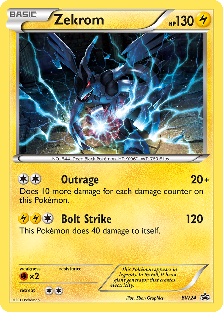 Zekrom (BW24) [Black & White: Black Star Promos] | Deep Dive Games St. Marys