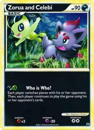 Zorua and Celebi (Jumbo Card) [Miscellaneous Cards] | Deep Dive Games St. Marys