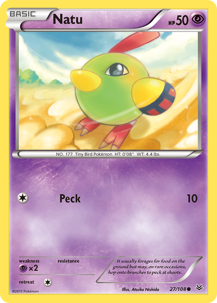 Natu (27/108) [XY: Roaring Skies] | Deep Dive Games St. Marys