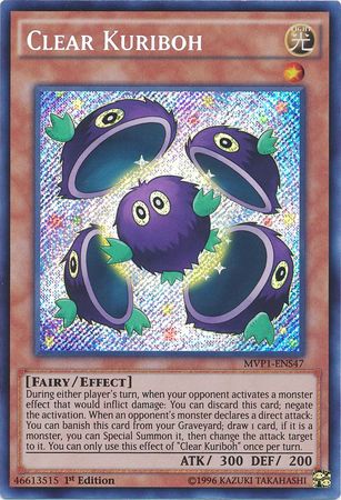 Clear Kuriboh [MVP1-ENS47] Secret Rare | Deep Dive Games St. Marys