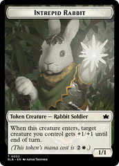 Bat // Intrepid Rabbit Double-Sided Token [Bloomburrow Tokens] | Deep Dive Games St. Marys