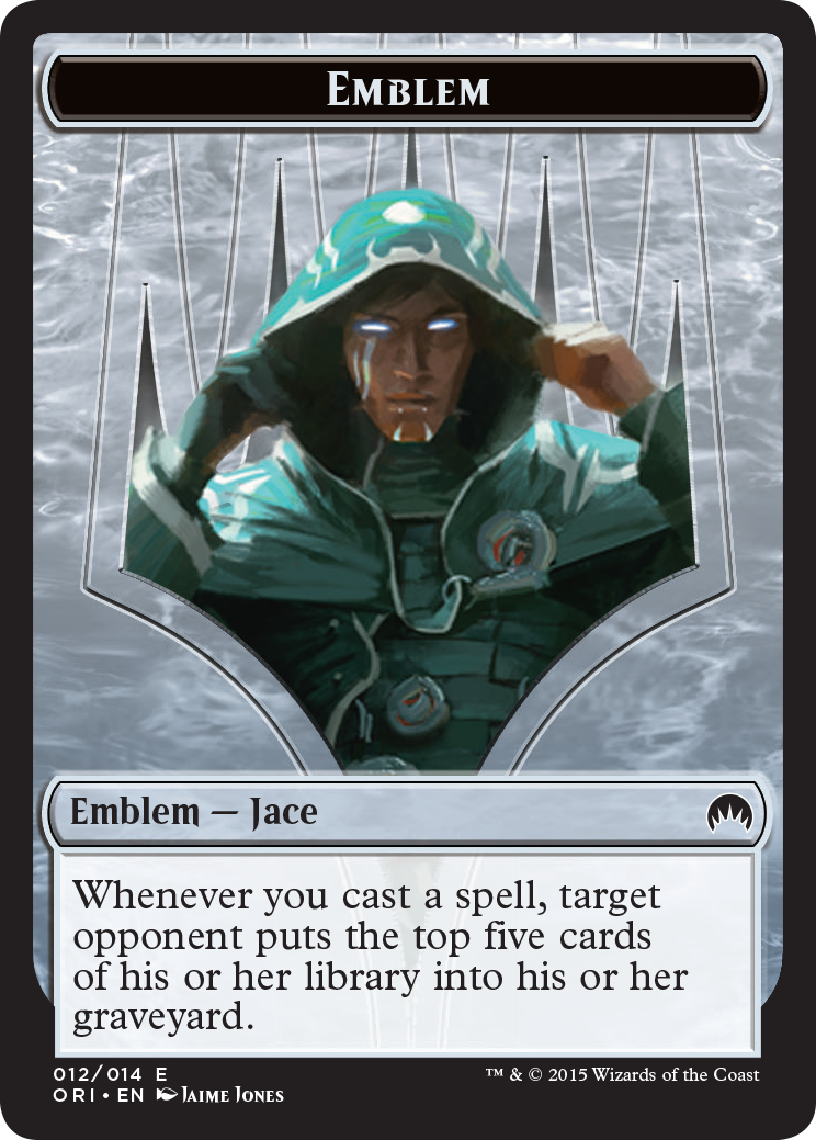 Pest // Jace, Telepath Unbound Emblem Double-Sided Token [Secret Lair: From Cute to Brute Tokens] | Deep Dive Games St. Marys