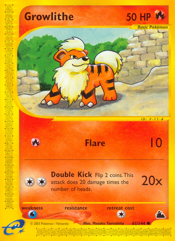 Growlithe (62/144) [Skyridge] | Deep Dive Games St. Marys