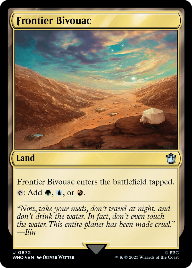 Frontier Bivouac (Surge Foil) [Doctor Who] | Deep Dive Games St. Marys