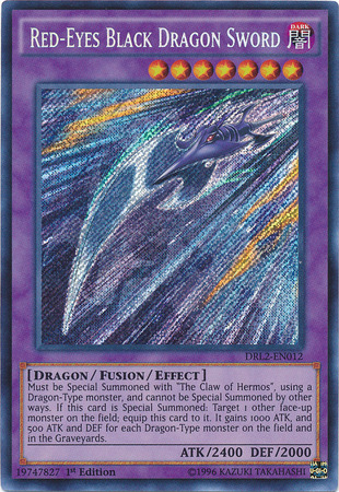 Red-Eyes Black Dragon Sword [DRL2-EN012] Secret Rare | Deep Dive Games St. Marys