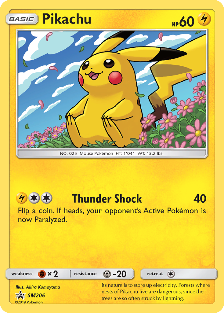 Pikachu (SM206) [Sun & Moon: Black Star Promos] | Deep Dive Games St. Marys