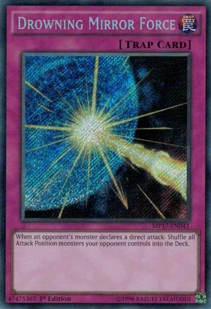 Drowning Mirror Force [MP17-EN041] Secret Rare | Deep Dive Games St. Marys