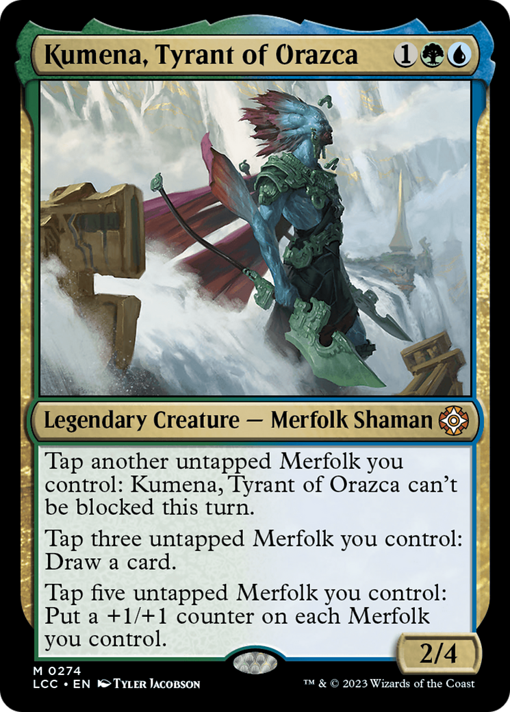 Kumena, Tyrant of Orazca [The Lost Caverns of Ixalan Commander] | Deep Dive Games St. Marys