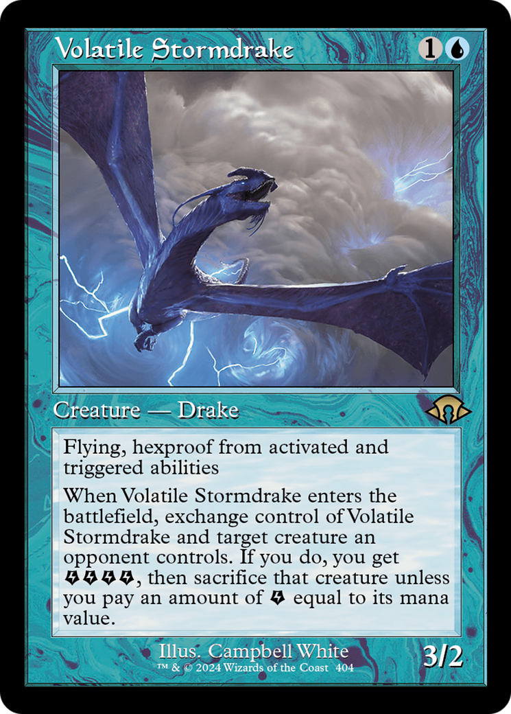 Volatile Stormdrake (Retro) [Modern Horizons 3] | Deep Dive Games St. Marys