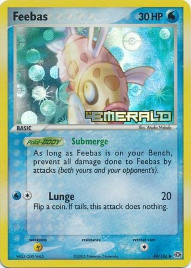 Feebas (49/106) (Stamped) [EX: Emerald] | Deep Dive Games St. Marys