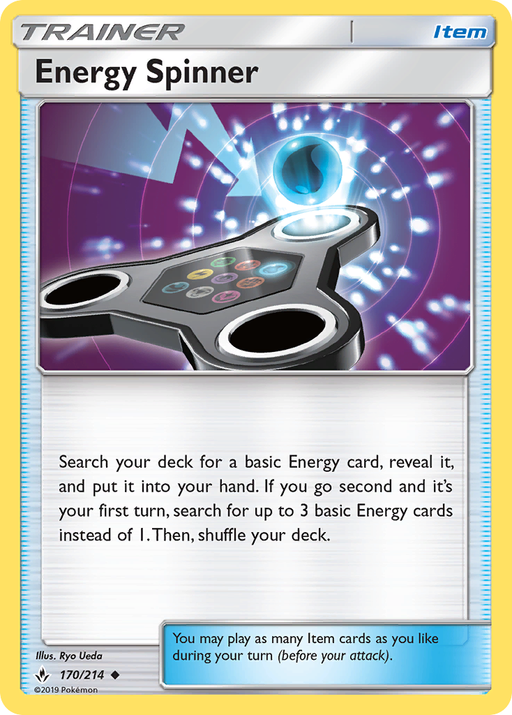 Energy Spinner (170/214) [Sun & Moon: Unbroken Bonds] | Deep Dive Games St. Marys