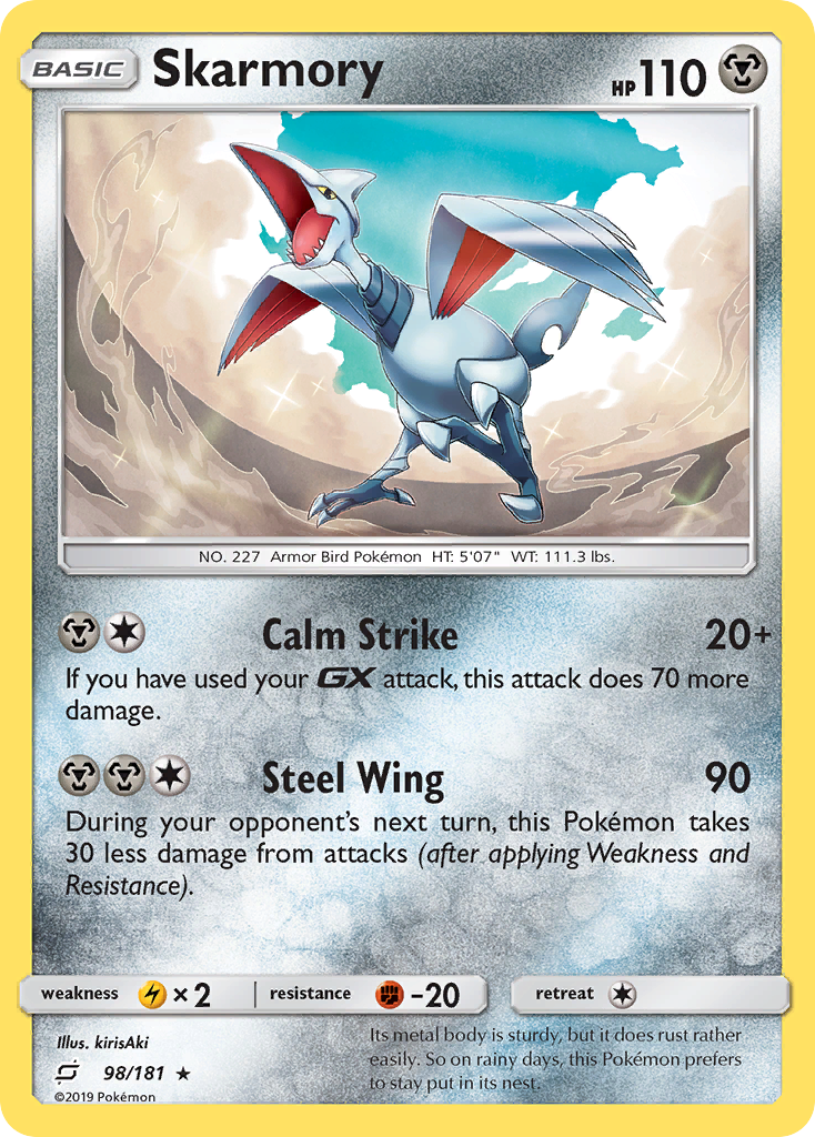 Skarmory (98/181) [Sun & Moon: Team Up] | Deep Dive Games St. Marys