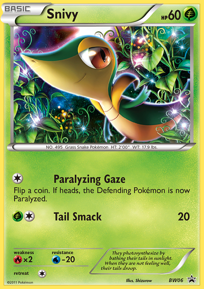 Snivy (BW06) [Black & White: Black Star Promos] | Deep Dive Games St. Marys