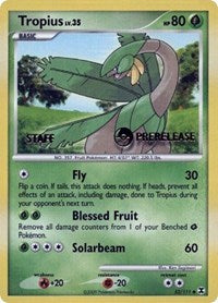 Tropius (52/111) (Staff Prerelease Promo) [Nintendo: Black Star Promos] | Deep Dive Games St. Marys