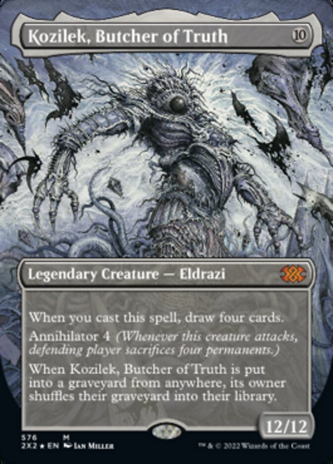 Kozilek, Butcher of Truth (Textured Foil) [Double Masters 2022] | Deep Dive Games St. Marys