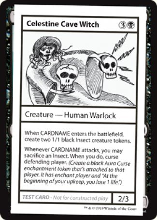 Celestine Cave Witch (2021 Edition) [Mystery Booster Playtest Cards] | Deep Dive Games St. Marys