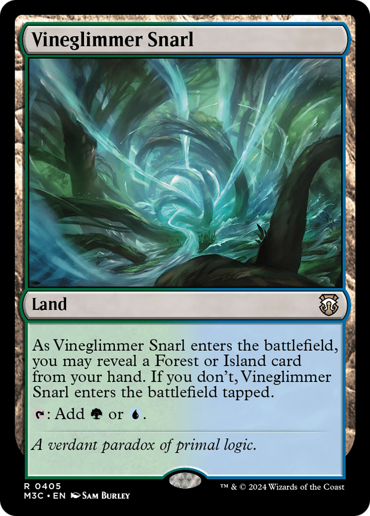 Vineglimmer Snarl (Ripple Foil) [Modern Horizons 3 Commander] | Deep Dive Games St. Marys