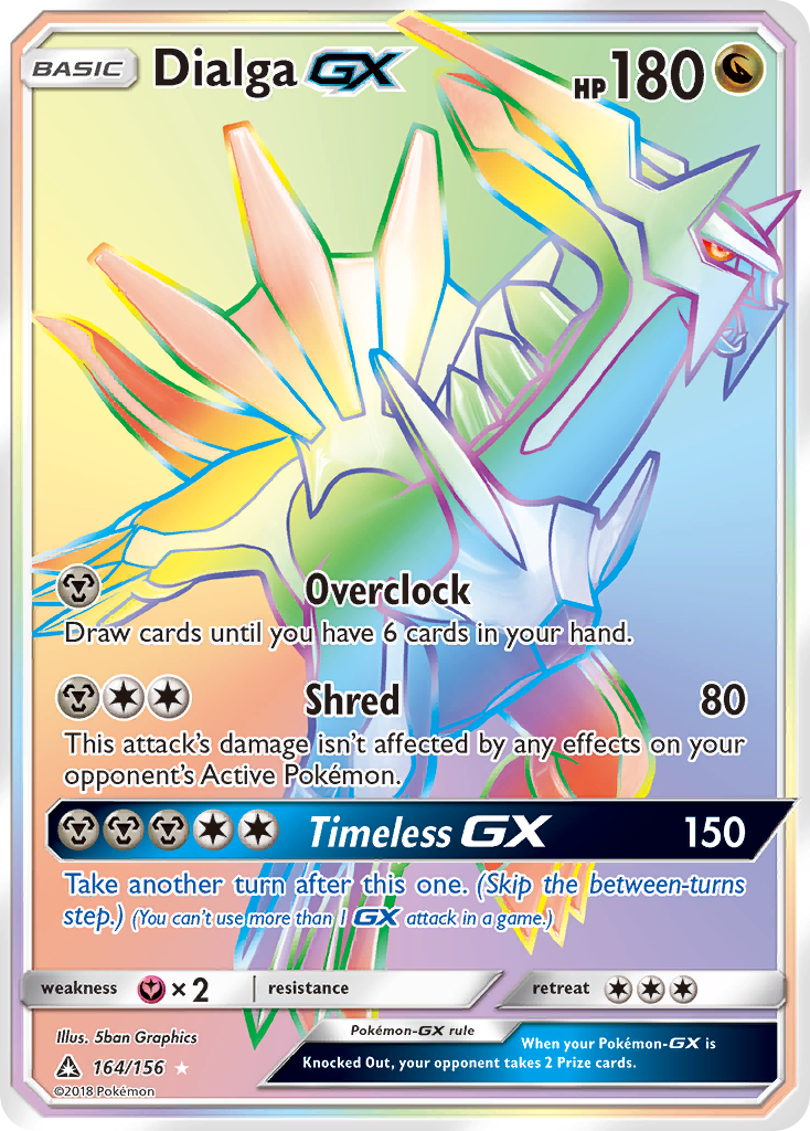 Dialga GX (164/156) [Sun & Moon: Ultra Prism] | Deep Dive Games St. Marys