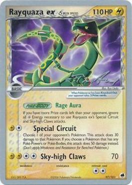 Rayquaza ex (97/101) (Delta Species) (Legendary Ascent - Tom Roos) [World Championships 2007] | Deep Dive Games St. Marys