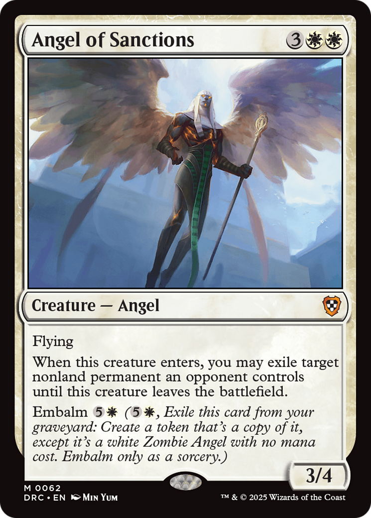 Angel of Sanctions [Aetherdrift Commander] | Deep Dive Games St. Marys