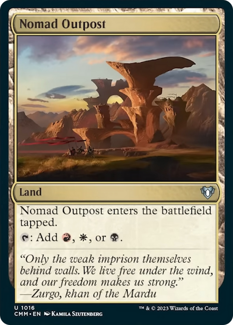 Nomad Outpost [Commander Masters] | Deep Dive Games St. Marys